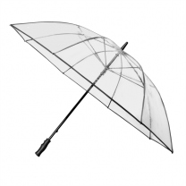 GP-70 - deštník z transparentího PVC, manuální, větruodolný